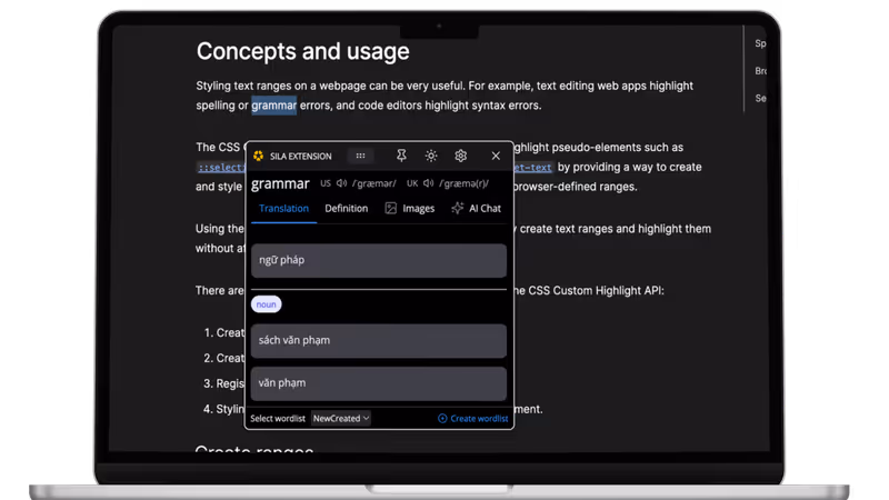 Dark mode support feature demonstration
